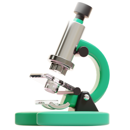 Microscope  3D Icon