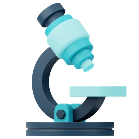 Microscope  3D Icon