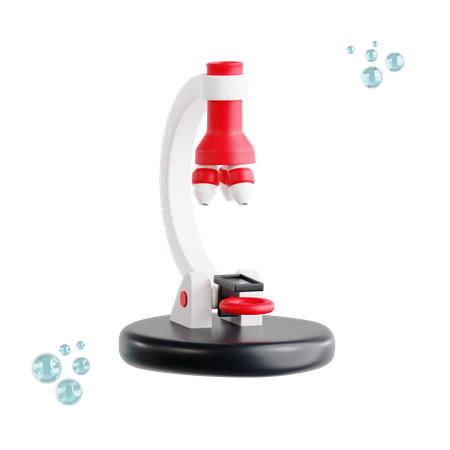Microscope  3D Icon