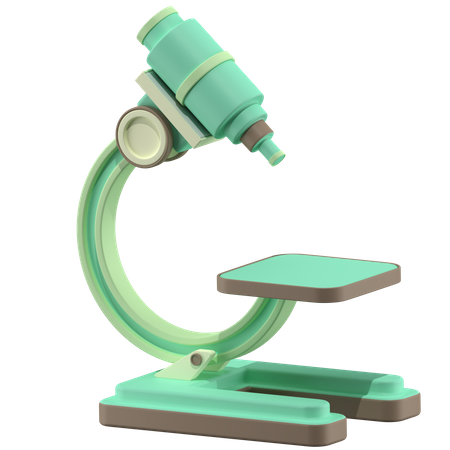 Microscope  3D Icon