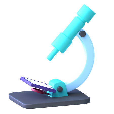 Microscope  3D Icon