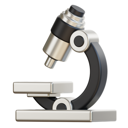 Microscope  3D Icon