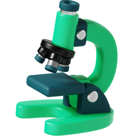 Microscope  3D Icon