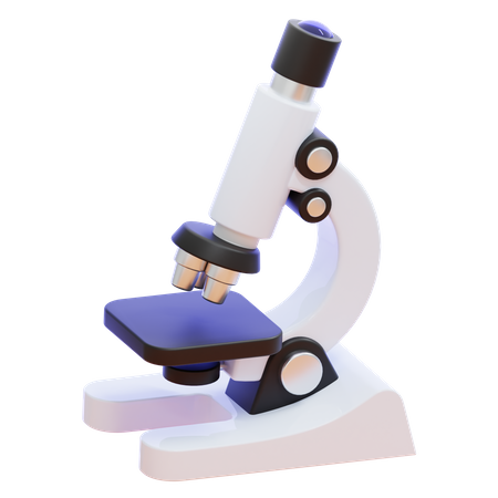 Microscope  3D Icon