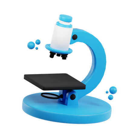 Microscope  3D Icon