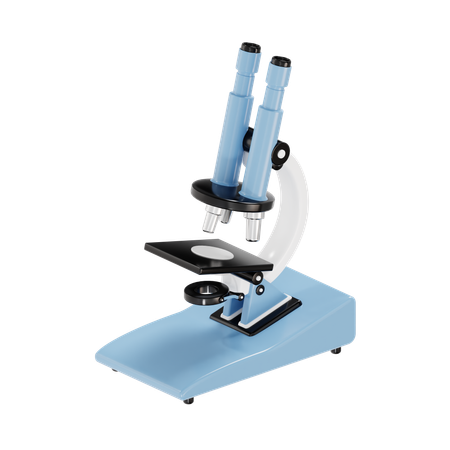 Microscope  3D Icon
