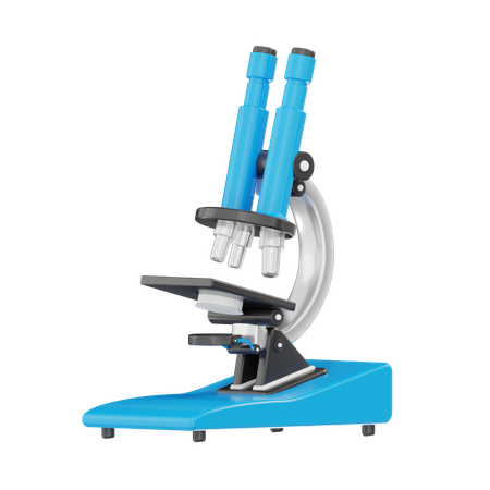 Microscope  3D Icon