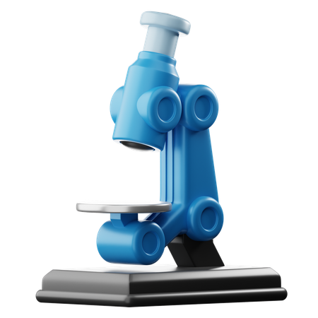 Microscope  3D Icon