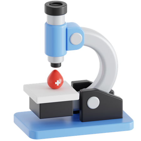 Microscope  3D Icon
