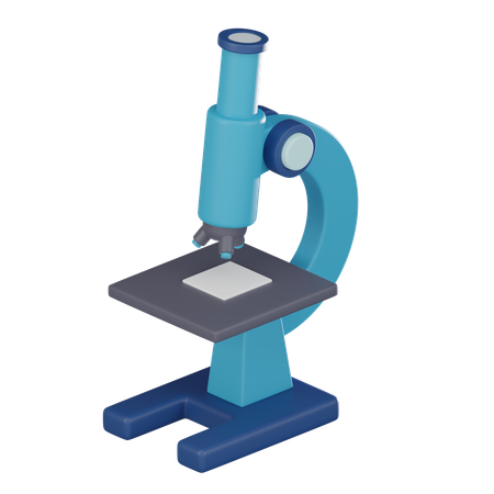 Microscope  3D Icon
