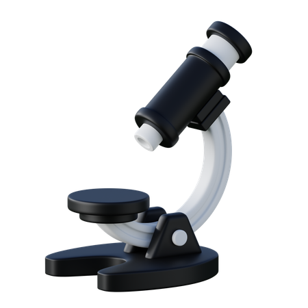 Microscope  3D Icon
