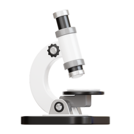 Microscope  3D Icon