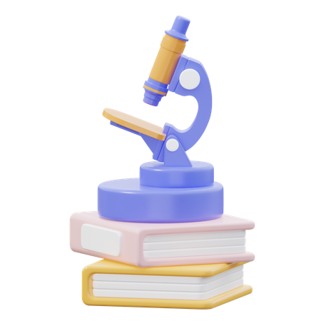 Microscope  3D Icon