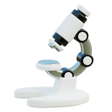 Microscope  3D Icon