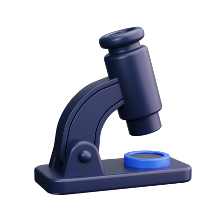 Microscope  3D Icon