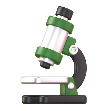 Microscope  3D Icon
