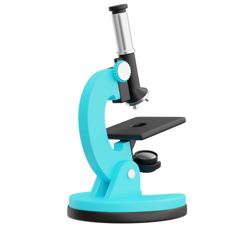 Microscope  3D Illustration