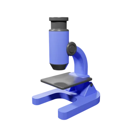 Microscope 3D Illustration