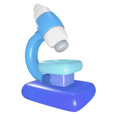 3 D Rendering Of Health And Pharmacy Medical Objects Cute Icon Microscope 3D Illustration