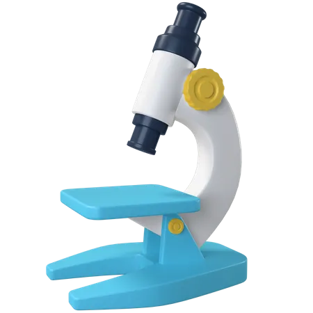 Microscope 3 D Icon 3D Illustration