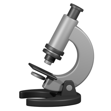 Microscope 3D Icon