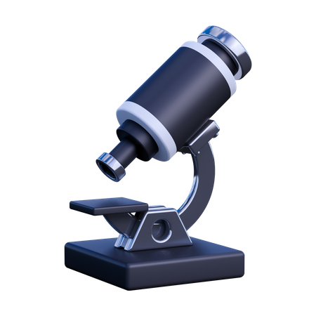 Microscope  3D Icon