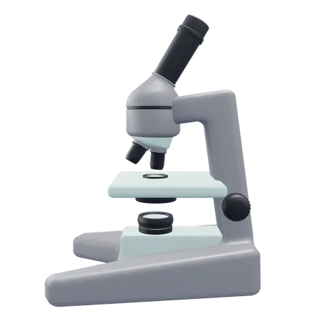 Microscope Medical Icon Illustration 3D Icon