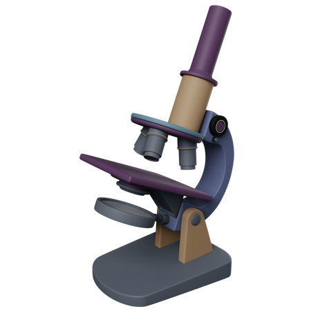 Microscope  3D Icon