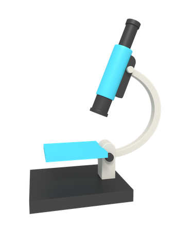 Microscope  3D Icon