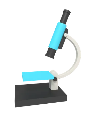 Microscope Lab School 3D Icon