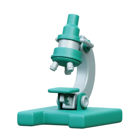 Microscope 3 D Medical Icon 3D Icon