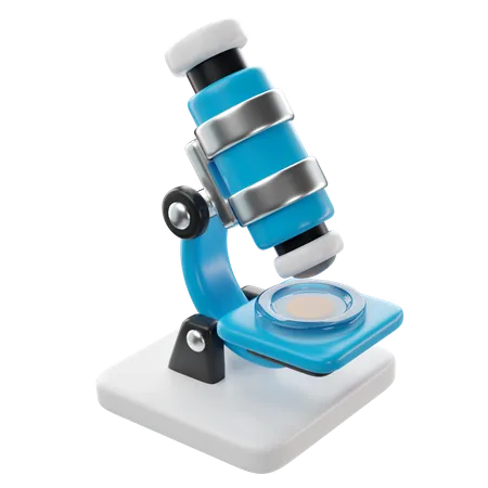 3 D Illustration Microscope Of Back To School Icon 3D Icon