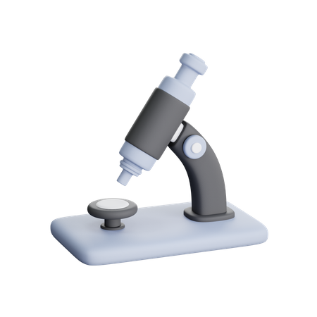 Microscope  3D Icon