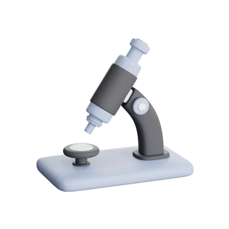 Microscope  3D Icon