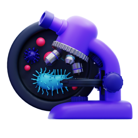 Microscópio  3D Icon