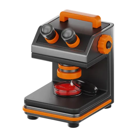 Microscopio  3D Icon