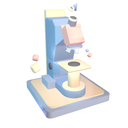 Microscópio  3D Icon