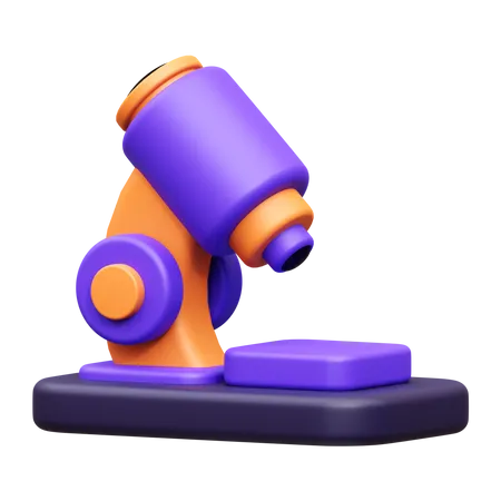 Microscópio  3D Icon