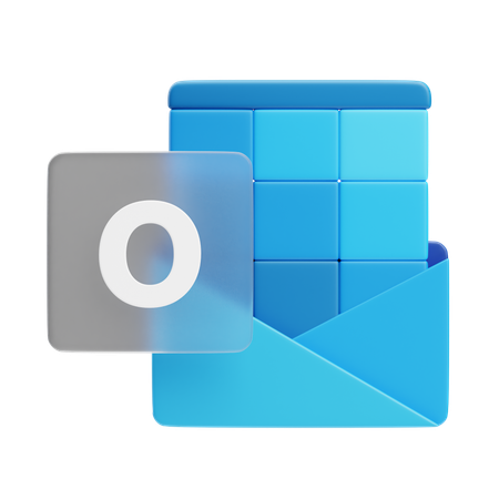 Microsoft Outlook  3D Icon