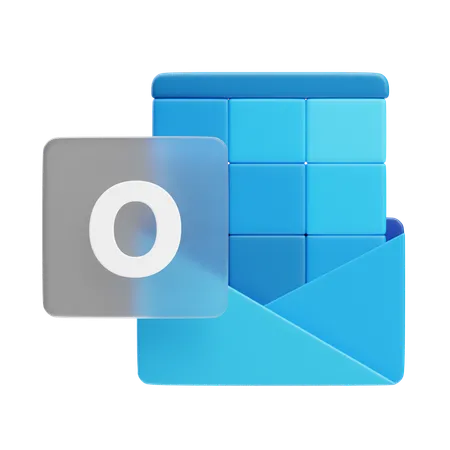 Microsoft Outlook  3D Icon
