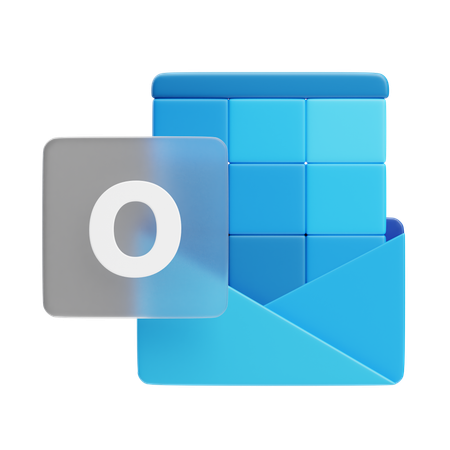 Microsoft Outlook  3D Icon