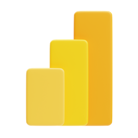 Microsoft Power BI  3D Icon