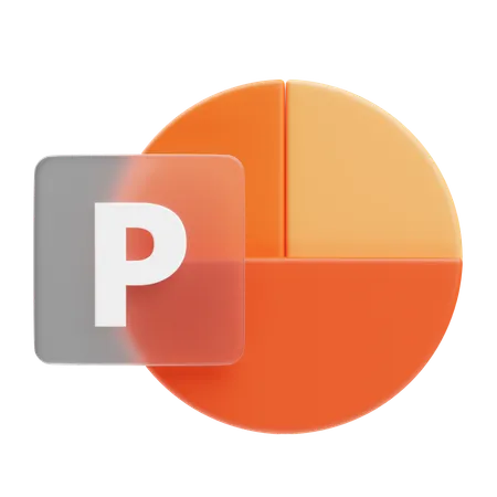Microsoft PowerPoint  3D Icon