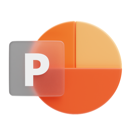 Microsoft PowerPoint  3D Icon