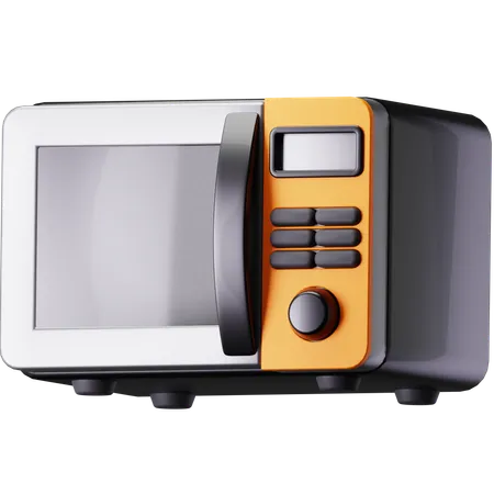 Microwave 3 D Illustration 3D Icon