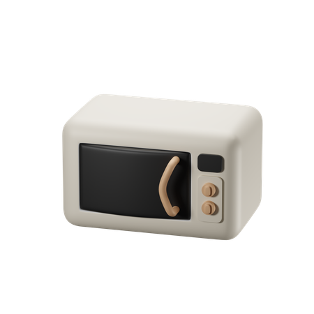 電子レンジ  3D Icon