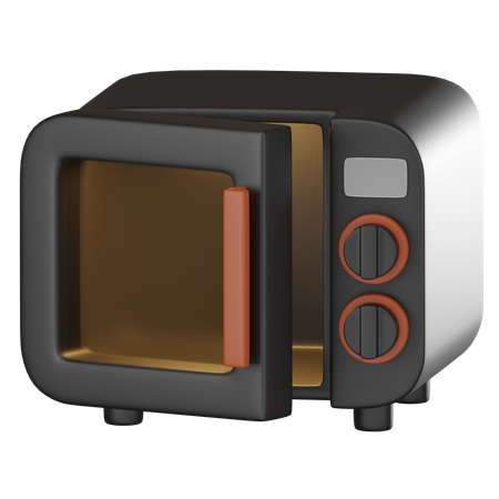 電子レンジ  3D Icon