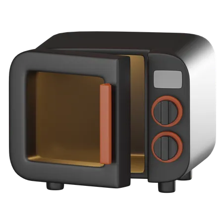 電子レンジ  3D Icon