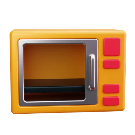 Microwave  3D Icon