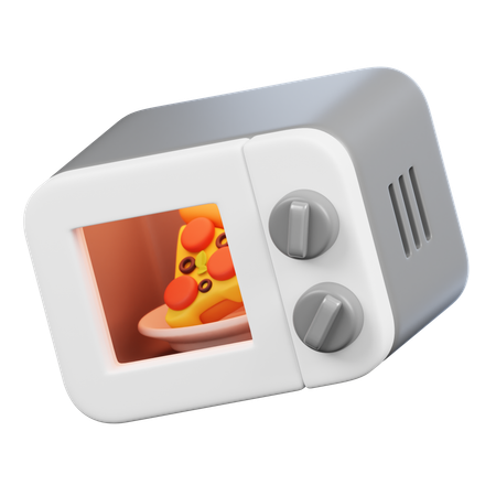 Microwave  3D Icon